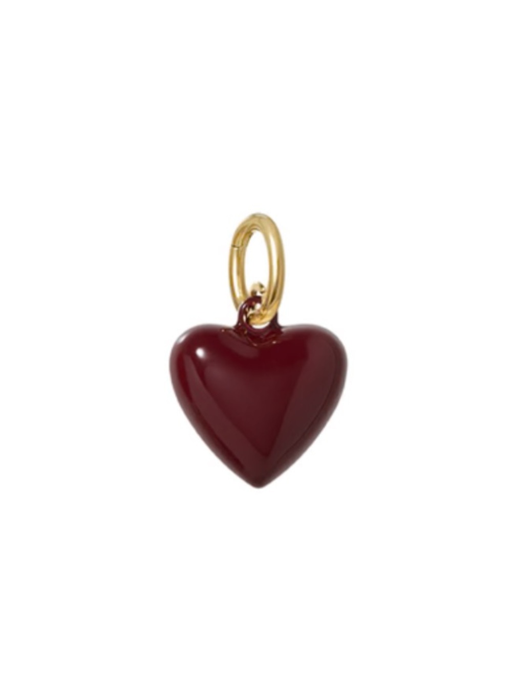 NWOT Roxanne Assoulin The Mini Puffy Heart Charm